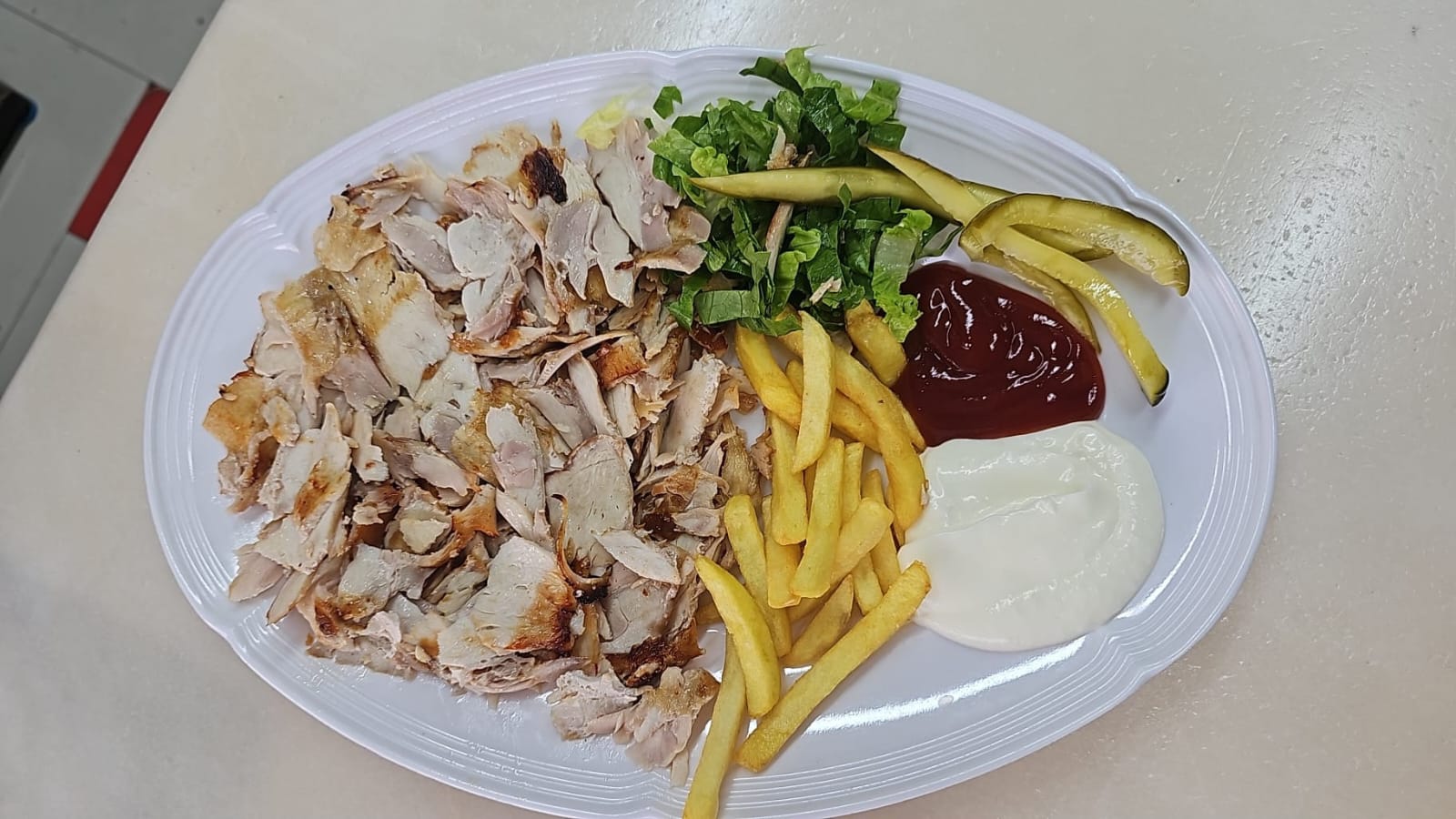 Shawarma on Plate
